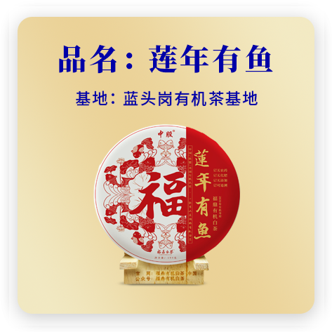 莲年有鱼（2020有机寿眉）